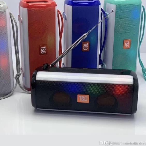 ♘ Speaker Bluetooth T&G TG144 ORIGINAL 100% SUPER BASS/Wireless ♠