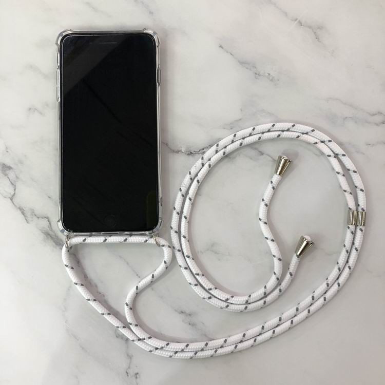 CASING CLEAR GLITER REALME C2 REALME C11 REALME C15 SOFT CASE LANYARD COVER