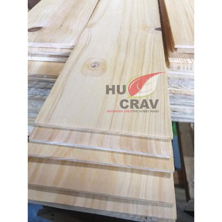 papan kayu jati belanda atau kayu pinus tanpa bekas paku tebal 5mm