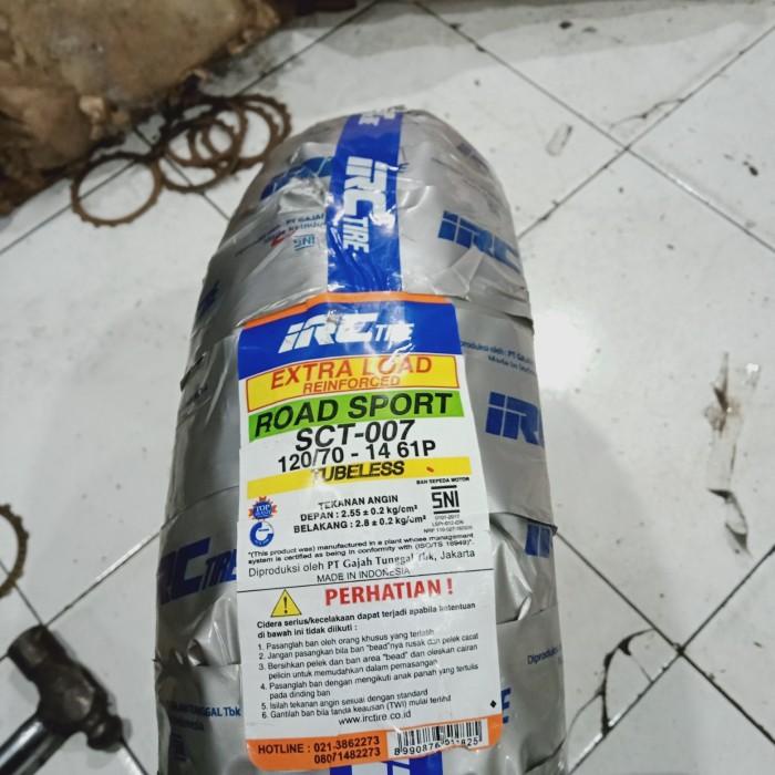 ban IRC belakang PCX 120-70- ring-14 sct-007