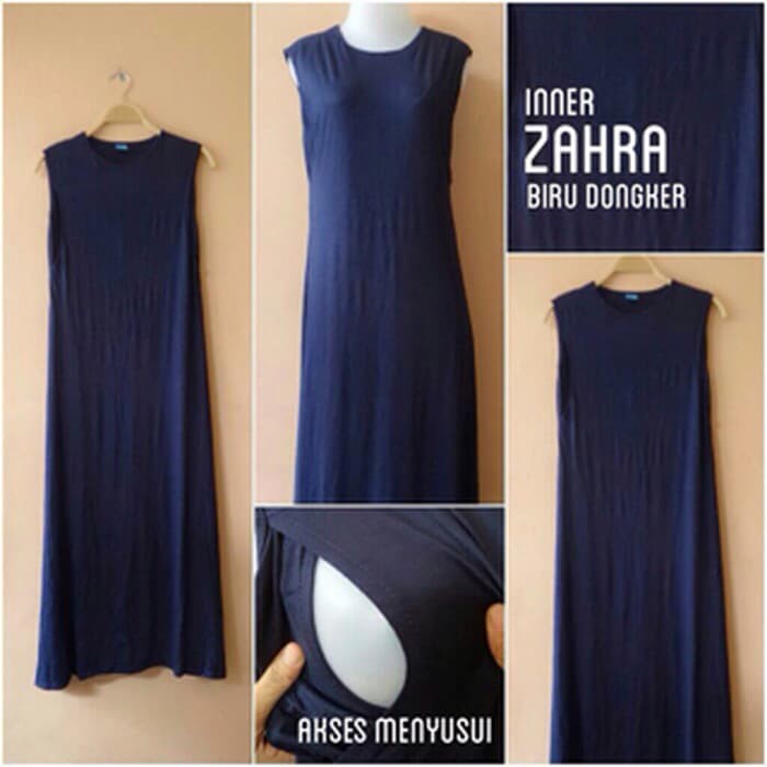 Mamigaya Zahra Inner Menyusui - Baju Menyusui - Kaos Hamil - Maxi Dress Busui