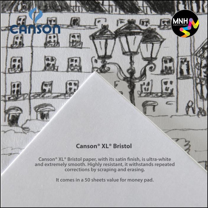 

DRAWING BOOK CANSON XL BRISTOL 180G A3 - A4 - UKURAN A4
