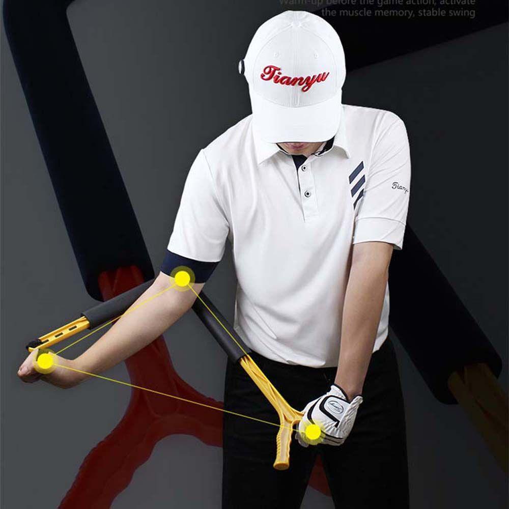 Lanfy Golf Swing Trainer 1Pc Corrector Golf Swing Posture Practice Swing Training Alat Bantu Latihan Golf Aid Elbow Brace Alat Bantu Korektor Latihan Golf