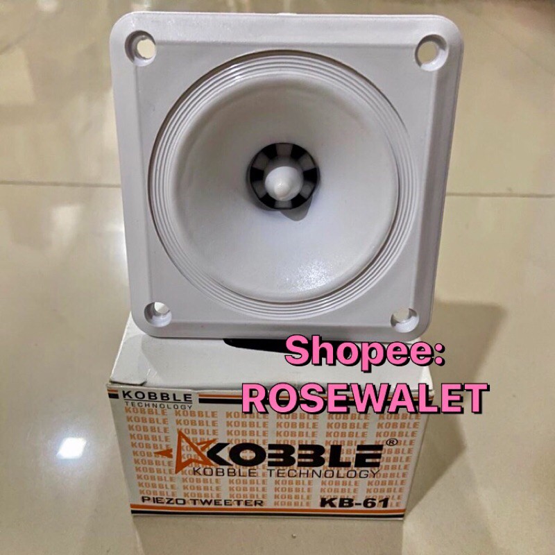 KOBBLE KB 61 PUTIH TWEETER WALET ASLI