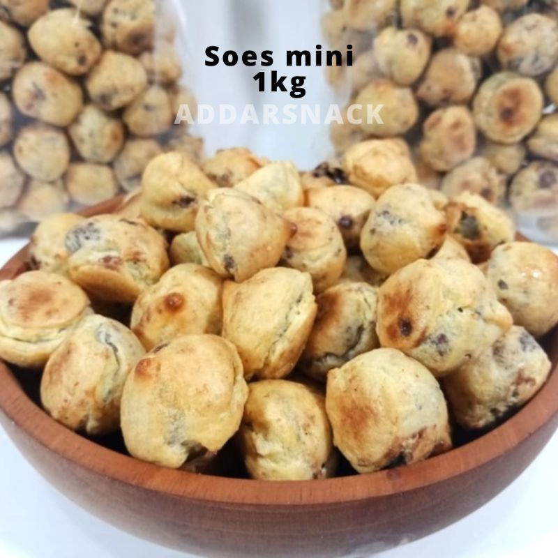 kue soes mini coklat lumer 1kg