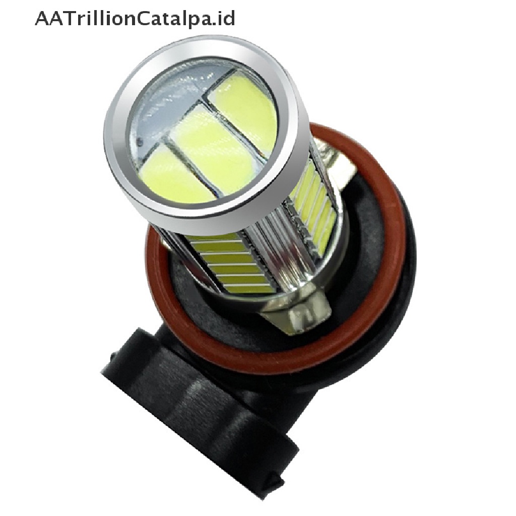 Aatrillioncatalpa 2Pcs Lampu LED H8 H11 9005 9006 5630 33SMD Untuk Drlfog Lamp Mobil