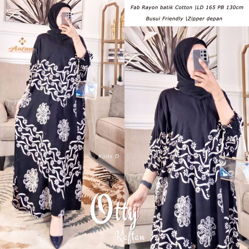 GAMIS / KAFTAN RAYON KATUN MOTIF BATIK OTTY KAFTAN BY AUFAA