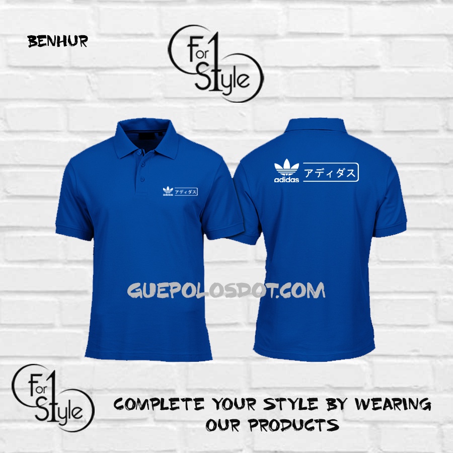 Poloshirt - Kaos Polo Logo Adidas Japan Murah Distro