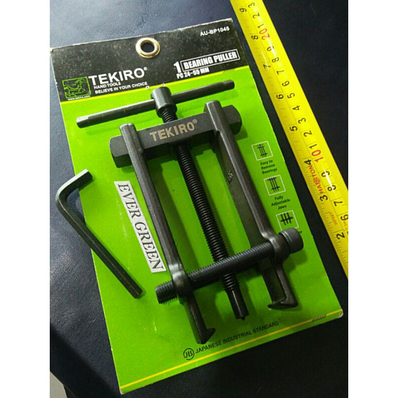 Treker Bearing Puller Kaki AB-2 TEKIRO - max 55~60mm - AB2 alat bongkar buka tarik laher pully impel