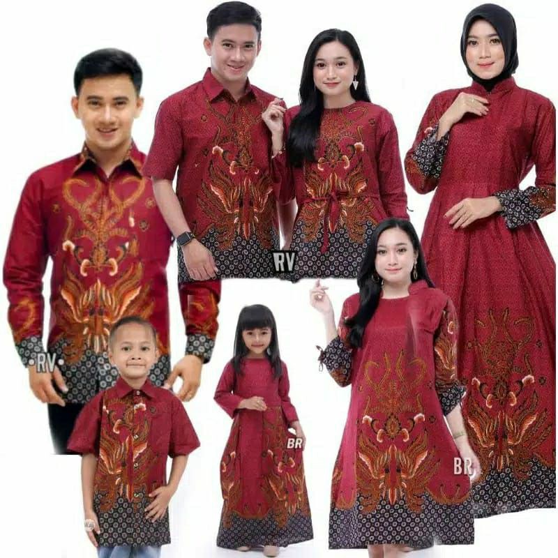 batik keluarga baju couple kondangan/SERAGAM ibu bapak anak | Shopee