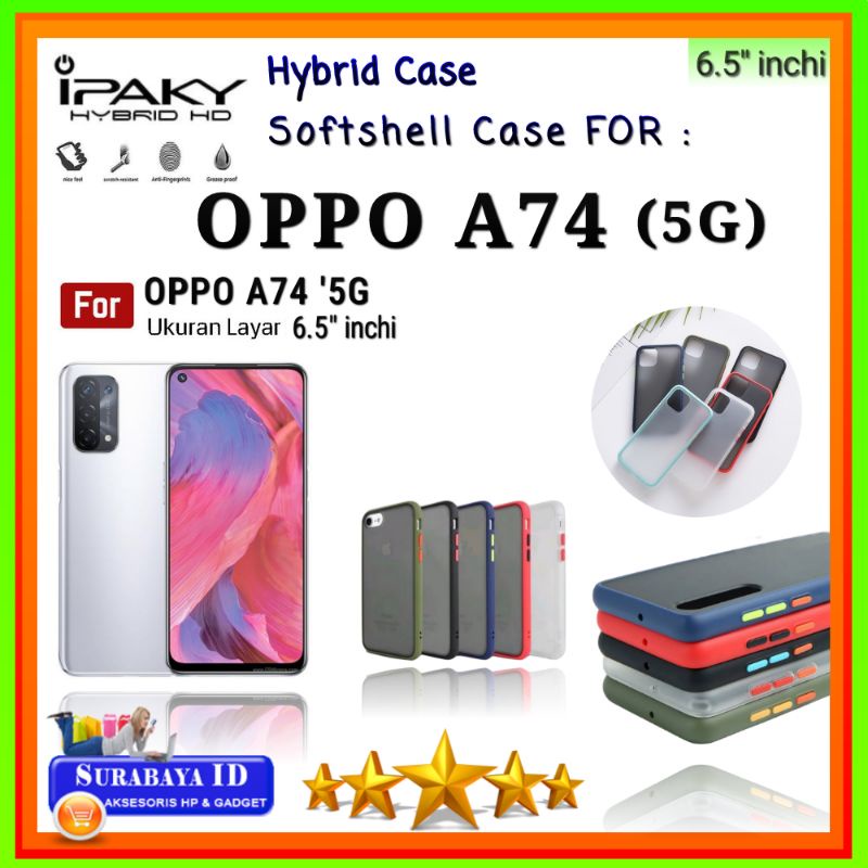 Casing Case Oppo A74 5G (6.5"inchi) | Soft Case Hybrid Oppo A74 5G