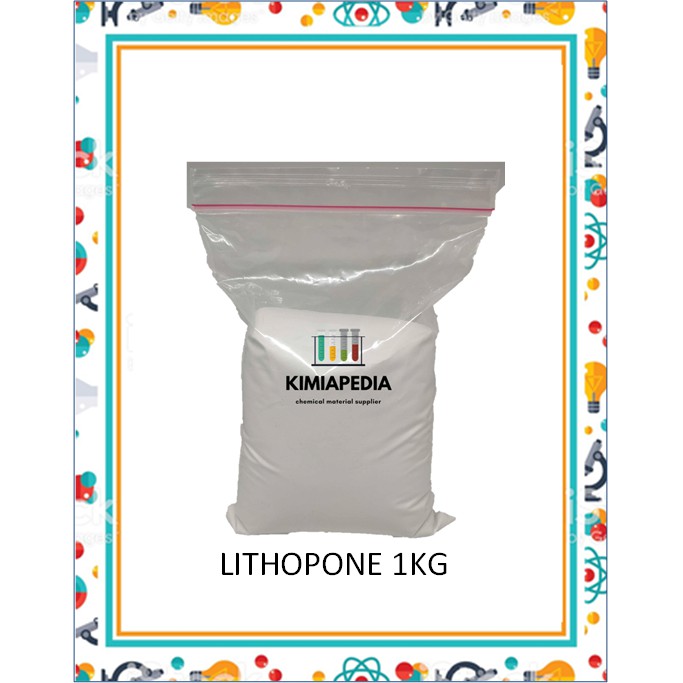 

Lithopone / Lithophone / White Pigment Powder / Pigmen Putih Bubuk 1Kg