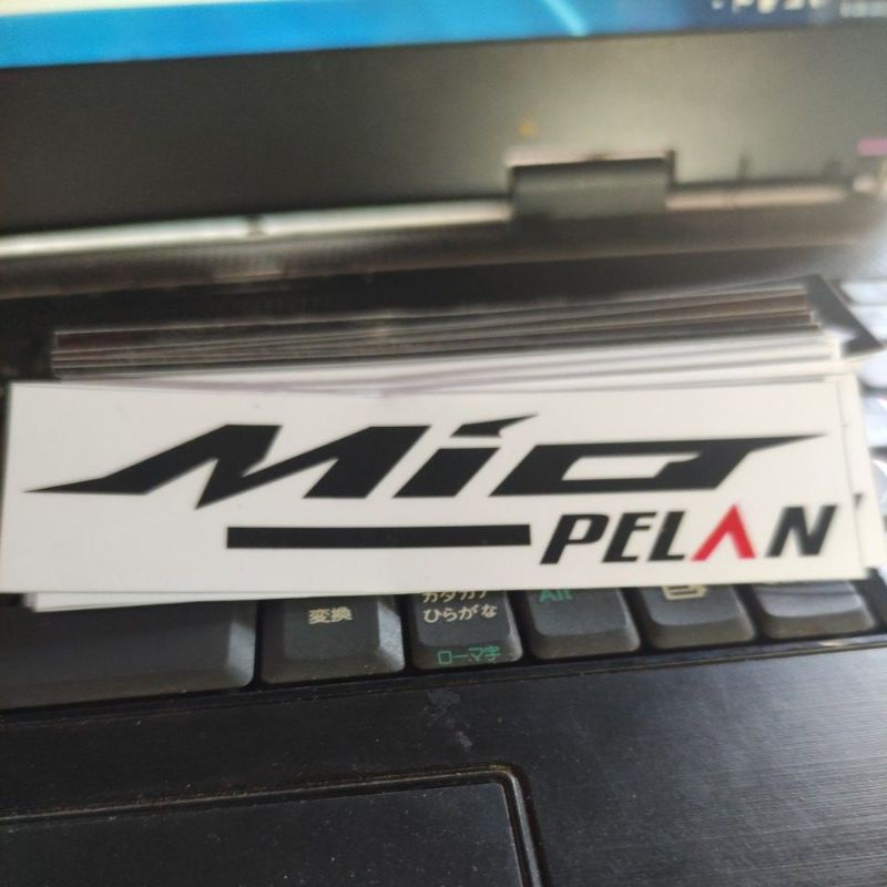 stiker printing MIO PELAN