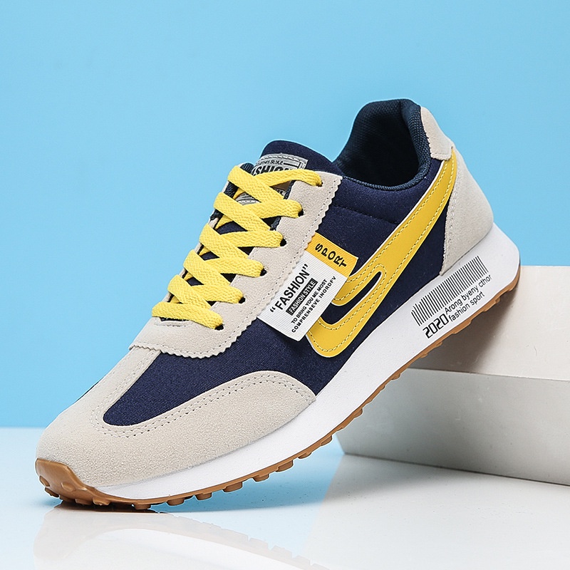 TERLARIS - Sepatu Sneakers Sport Pria ELVE Fashion Man IMPORT Kode NB-20 - Terjangkau