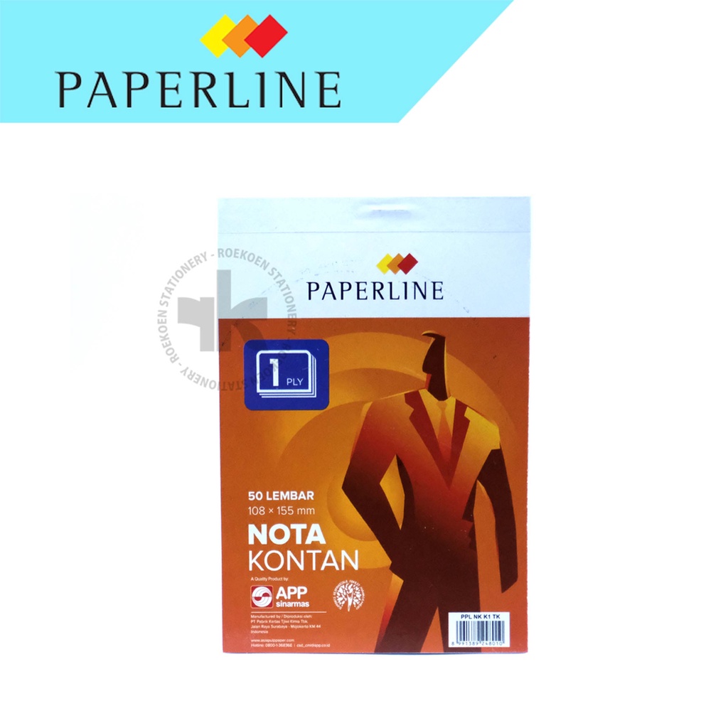 

Paperline Nota Kecil - K1 1Ply 55gsm 108x155mm (50 set)