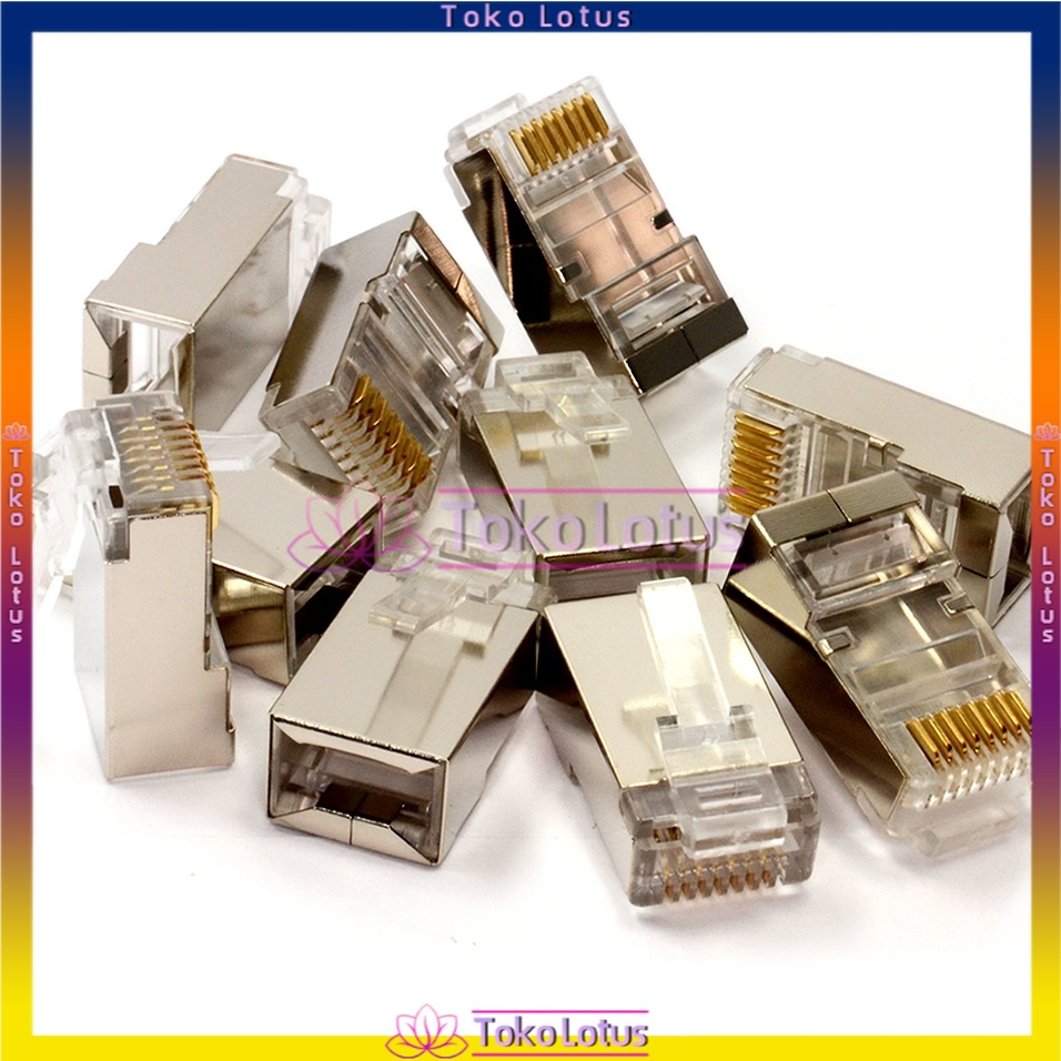 Bisa Bayar Ditempat Konektor RJ45 Cat6 50 pcs / 100pcs