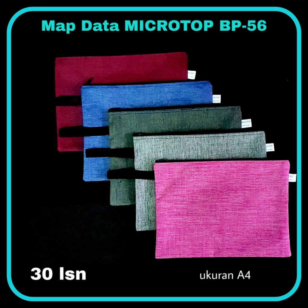 

MAP ZIPPER KAIN SLETING POLOS A4 BP-56 ZIP BAG DOMPET DOKUMEN