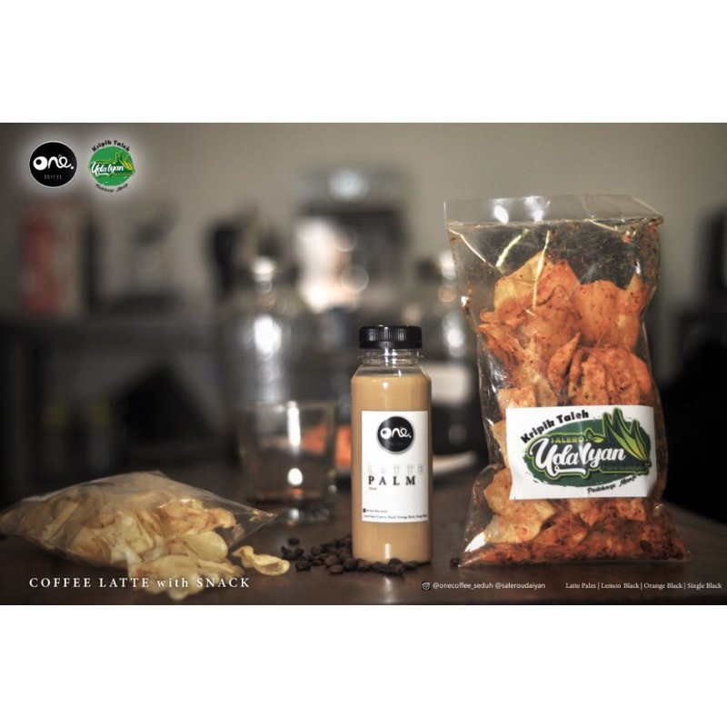 

Coffee Latte + Keripik Talas