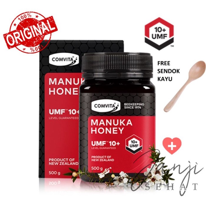 

madu- comvita manuka honey umf 10+ 500 g -madu.