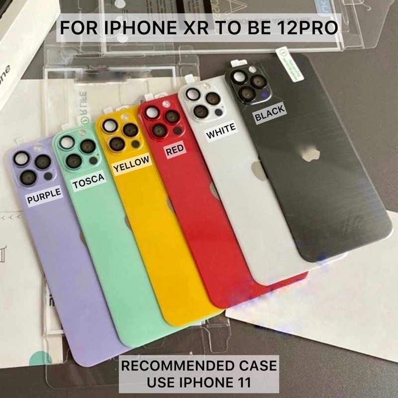 FAKE BACK COVER IPHONE 11/11 PRO/11 PRO MAX FOR IPHONE X XR XS MAX TRANSFORM TO IPHONE 11
