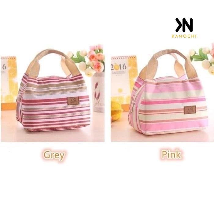 Tas Bekal Mini Cooler Bag Kecil Pouch Asi Thermal Lunch Pouch Fashion