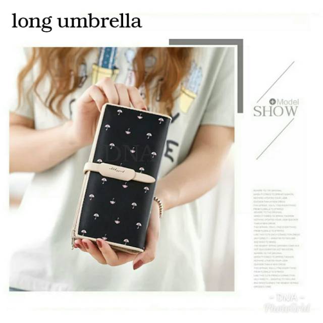Dompet Wanita Lipat Panjang PAYUNG UMBRELLA Size Long / Dompet Besar Murah Muat Banyak