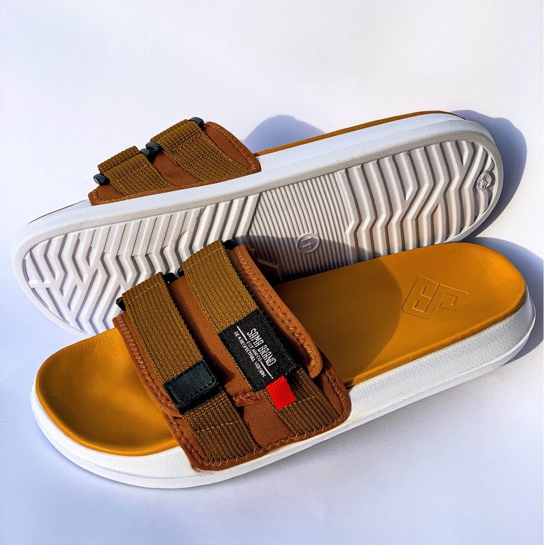 SONA TAN | Sandal Slide Simple Pria Flip Flop Ringan Slip on Sendal Jepit Santai Footwear