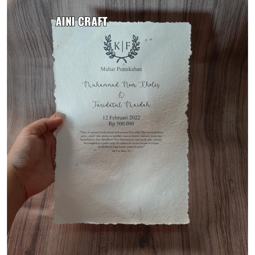 

CETAK KERTAS DAUR ULANG UKURAN 20x30 cm