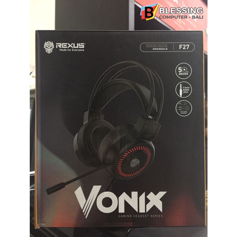 Headset Gaming Rexus Vonix F27 BLUE / Headset Gaming Rexus F27