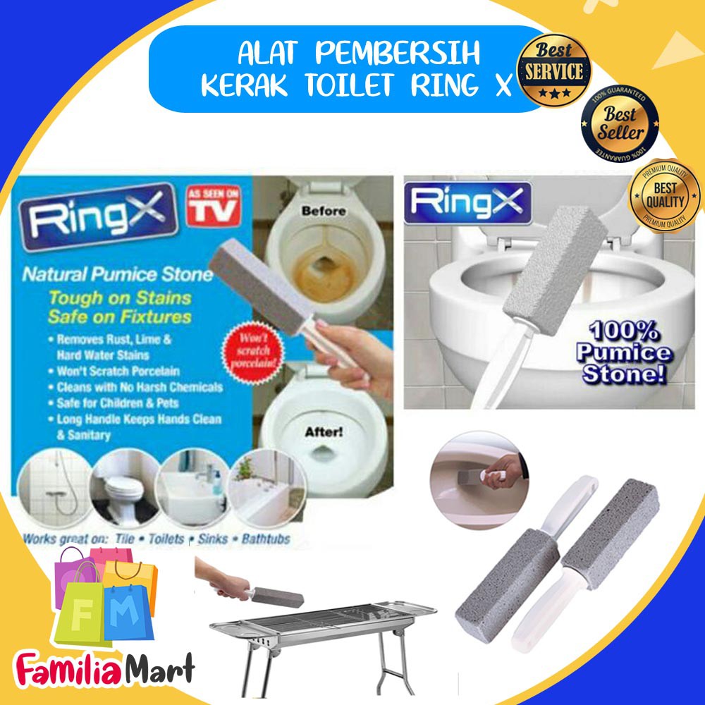 ALAT PEMBERSIH KERAK PLAK WC TOILET CLOSET KERAMIK RING X PUMICE STONE