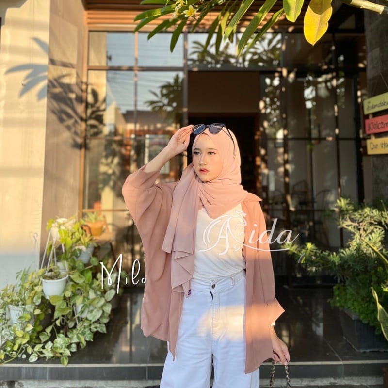 Baju atasan wanita FANNY OUTER CARDIGAN outwear baju muslim atasan wanita terbaru outer cardigan others