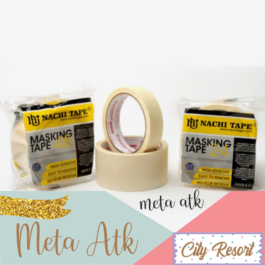 

Maksing Tape / Lakban kertas Nachi 20Yard