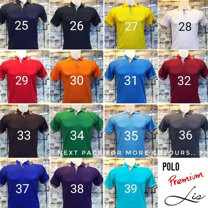 XL5L KAOS POLO SHIRT POLOS XXL / KAOS KERAH / KAOS POLO - M NJBU