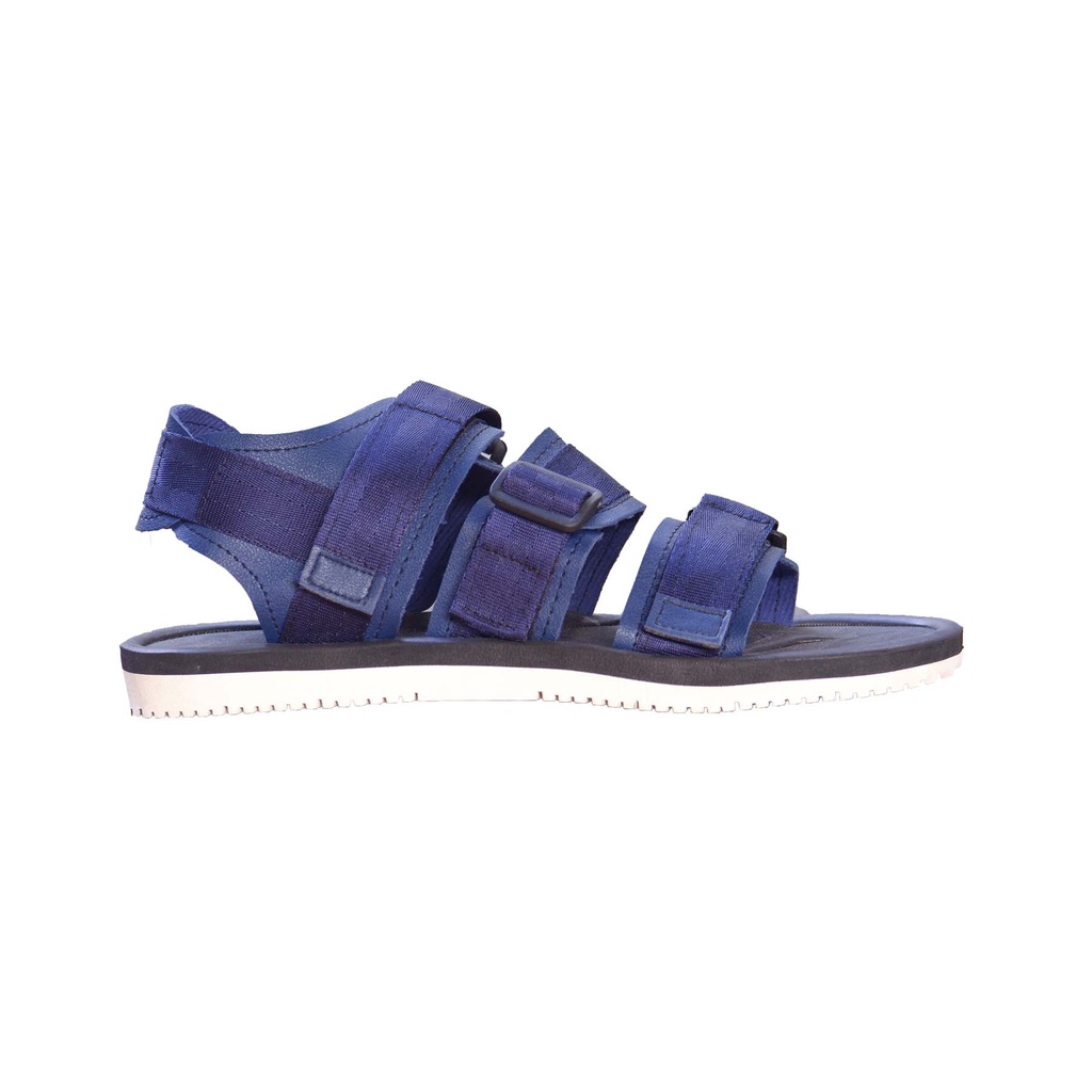 sandal pria santai volkerfootwear / three straft navy