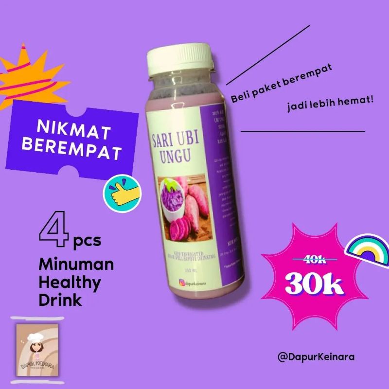 

Minuman Sari Ubi Ungu Menyehatkan