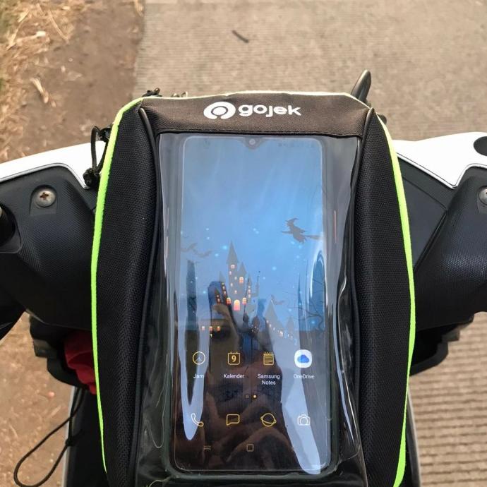 [BISA COD] tas holder hp motor gojek, tas holder hp motor ,tas waterproof hp ojol
