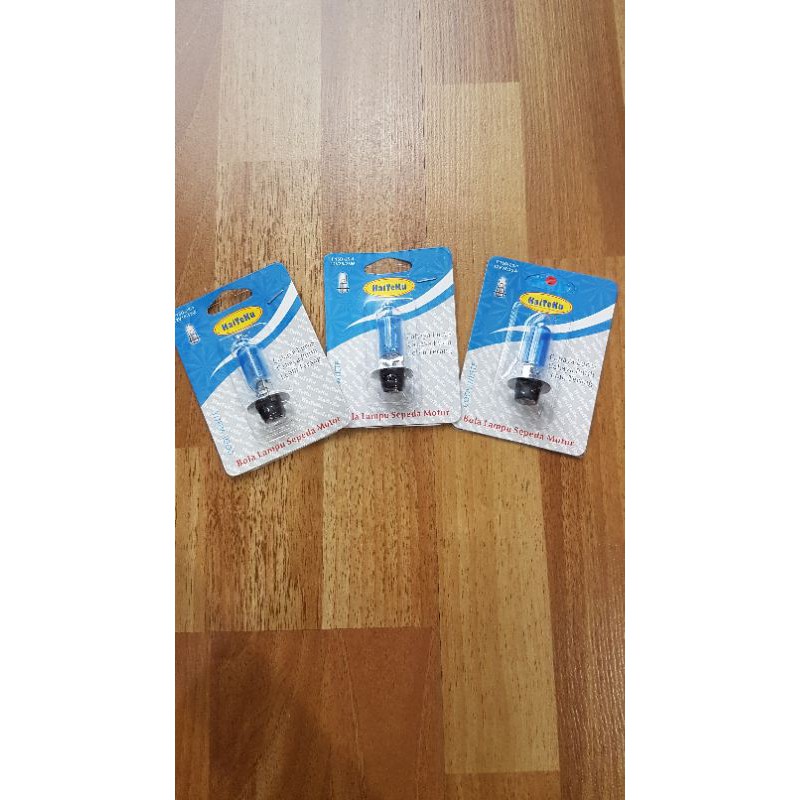 Bohlam Lampu Depan Motor Kaki 1 Grand Blade Supra Fint New Scoopy Spacy Putih Universal Bebek Matic