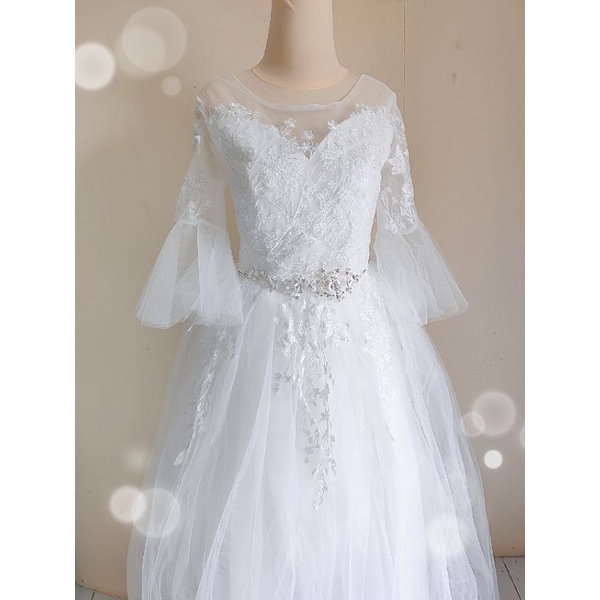 Gaun wedding prewedding bridal DISEWAKAN