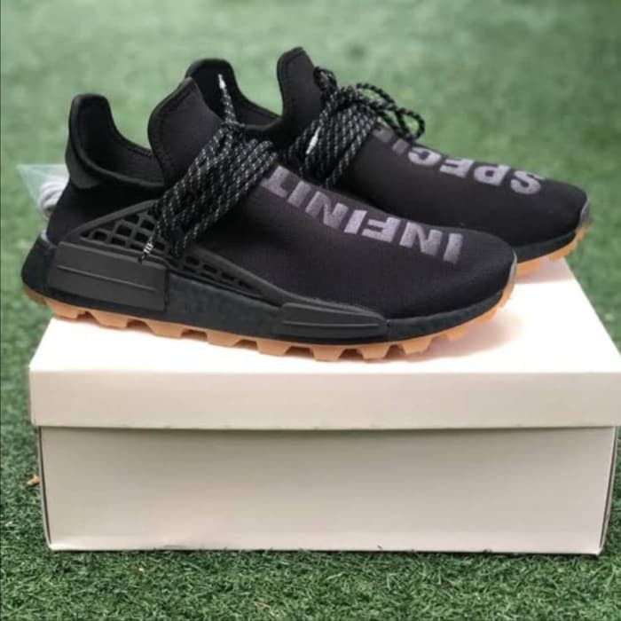 Asli Sepatu Adidas NMD Human Race Black Infinity Species Original Murah Sport Running