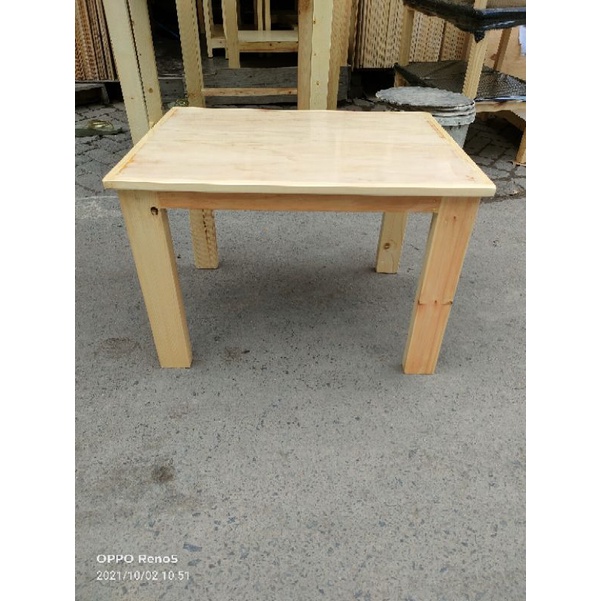 meja lesehan serbaguna ukuran 60x50x40bahan jati belabda
