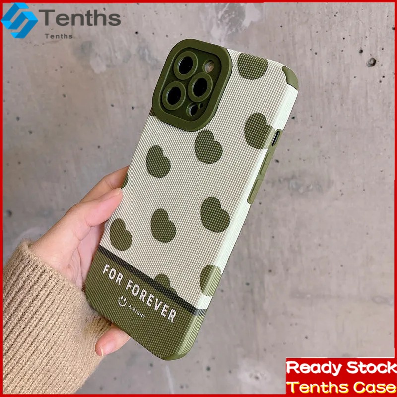 Casing Silikon Redmi Note 11T 11 11s 10 10s 9 9s 8 7 Pro Redmi 10 9T 9A 9C 9 Xiaomi 12 Pro Poco X3NFC X3Pro M4 M3 Pro Motif Hati Hijau