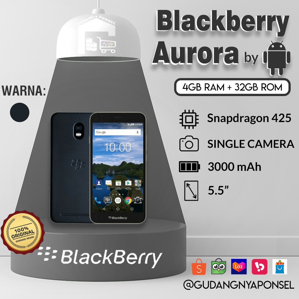 [100% ORIGINAL] BLACKBERRY AURORA — 4GB/32GB