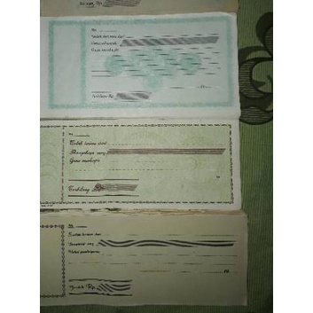 ✳ Kwitansi lama tahun 19..an ➢