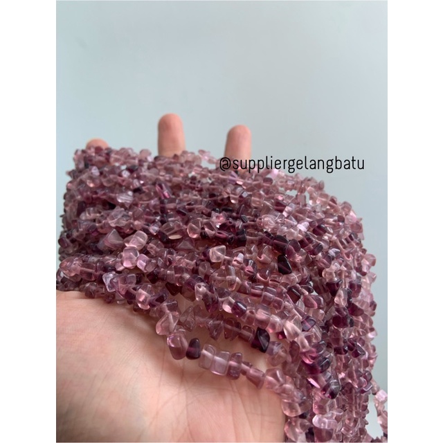 kerikil Batu alam violet quartz kuarsa ungu 1cm pecahan kristal bahan bahan kalung gelang anting strap mask kerajinan tangan craft citayam fashion week etink vintage elegan bali