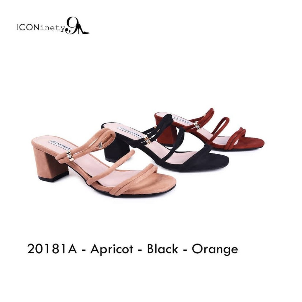 ICONinety9 Sandal  Hak  Tahu  Dua Model 20221A Shopee  Indonesia