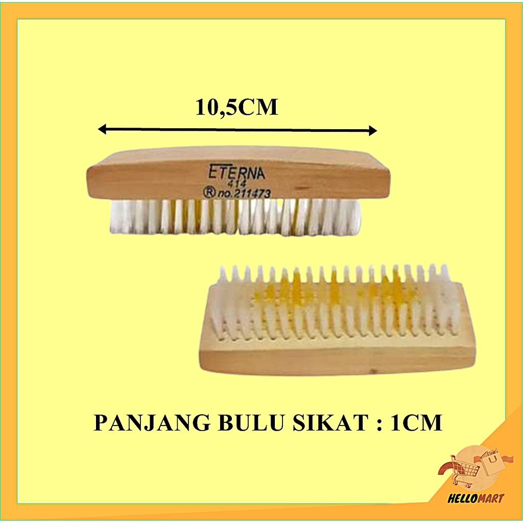 ORIGINAL Eterna Sikat Cuci / Sikat Cuci Kayu / Sikat Baju / Sikat Sepatu / HELLOMARTID