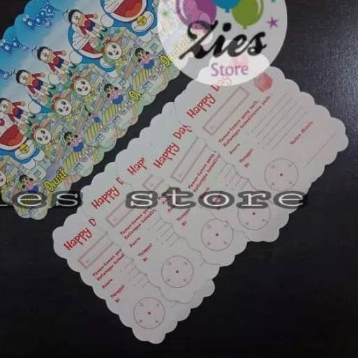 Termurah Lqn 234 Kartu Undangan Ulang Tahun Doraemon Kartu Undangan Karakter Doraemon Shopee Indonesia