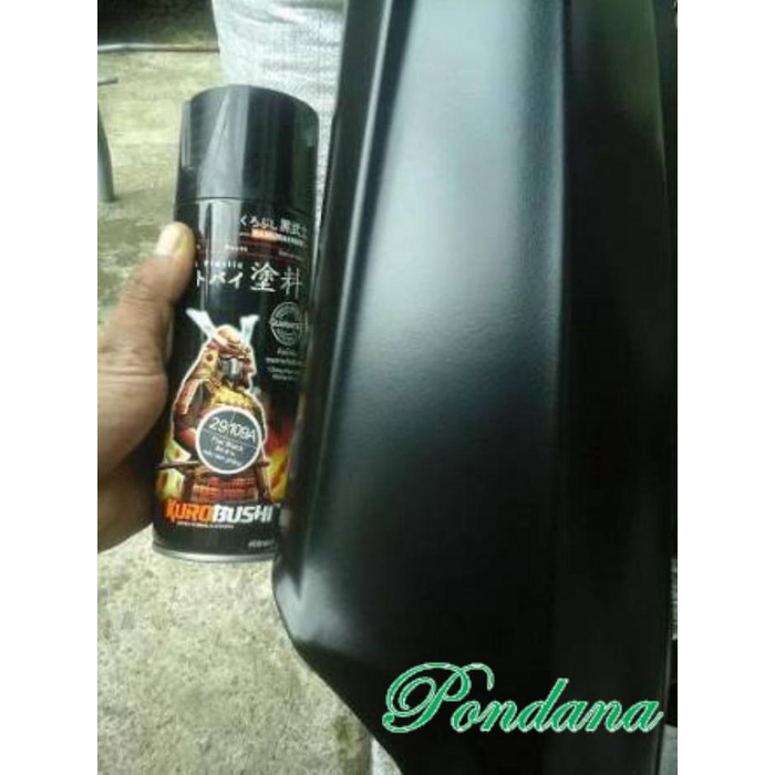 Cat Semprot Samurai/Pilox 109A Hitam Doff/Flat Black