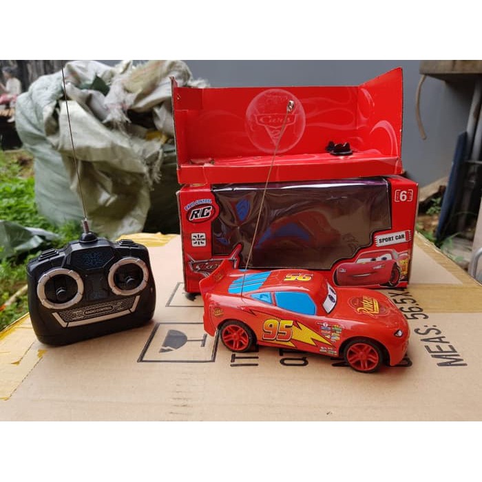 Mobil Remote Control Cars Mcqueen Kecil Mainan Anak Laki - Laki Mc Queen Car