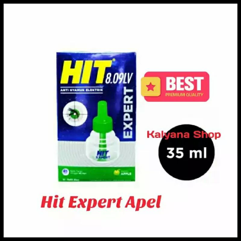 Hit Expert Refill Anti Nyamuk Elektrik Wangi Apel 35ml - Hit Refill Non Stop